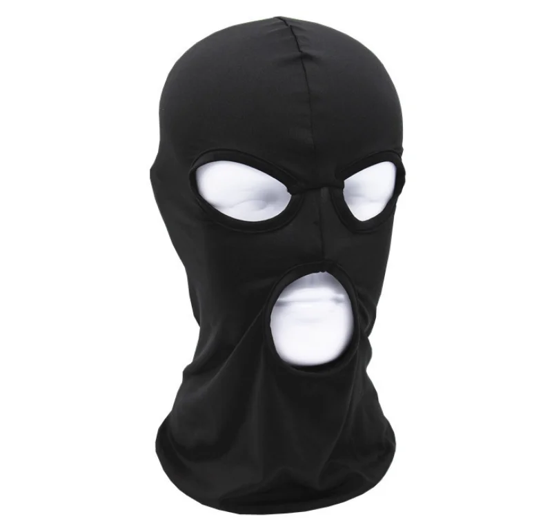 Custom 2 Hole 3 Hole Motorcycle Lycra Face Winter Hood Mask Balaclava ...