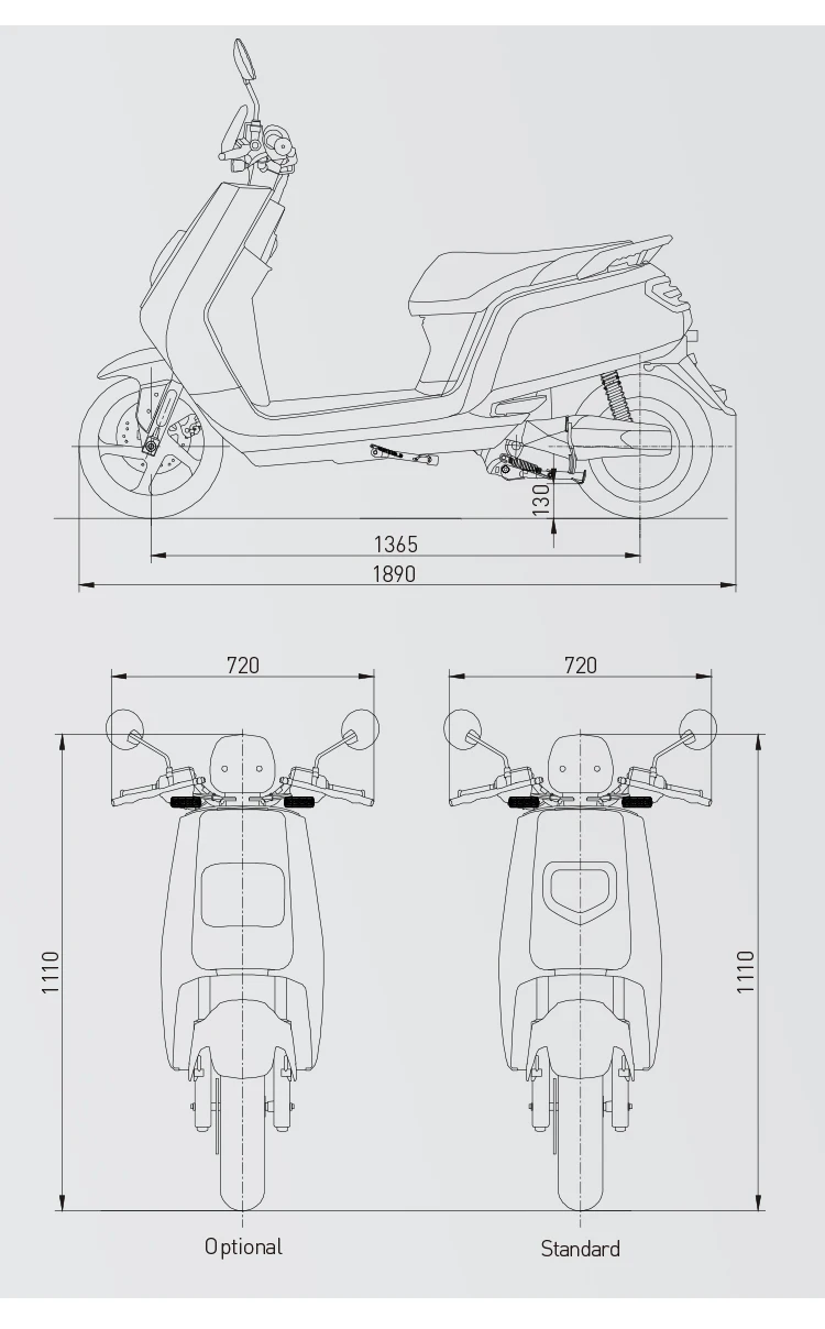 Nmoto EEC certified LX05 max electric motorcycle 75KM/H high speed e-scooter