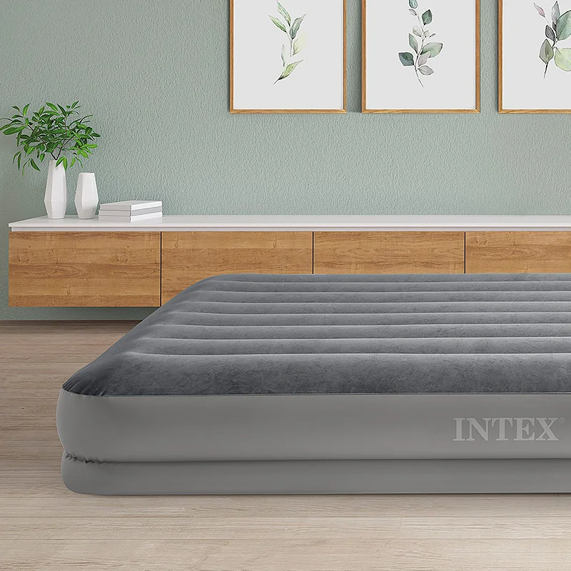 Intex 64114 Queen Durabeam Prestige Airbed With Usb Pump Inflatable Mattress Buy Inflatable