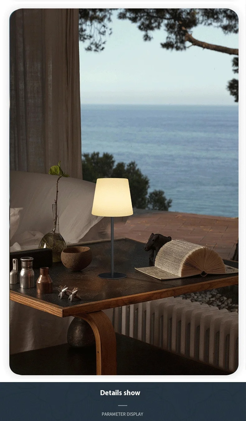 outdoor waterproof adjustable height solar table lamp755-13