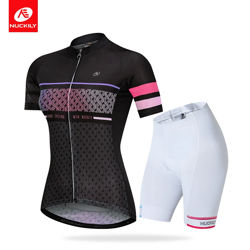 Nuckily,Mayoristas De Ropa De Ciclismo,Ropa De Ciclismo Para NUCKILY Camiseta de ciclismo para mujer, transpirable