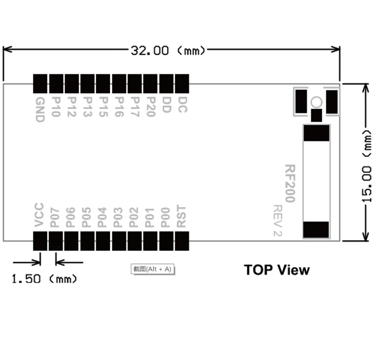 SQIVO High anti-interference and Low BERCC2530 2.4GHz Zigbee Module - ANKUX.COM