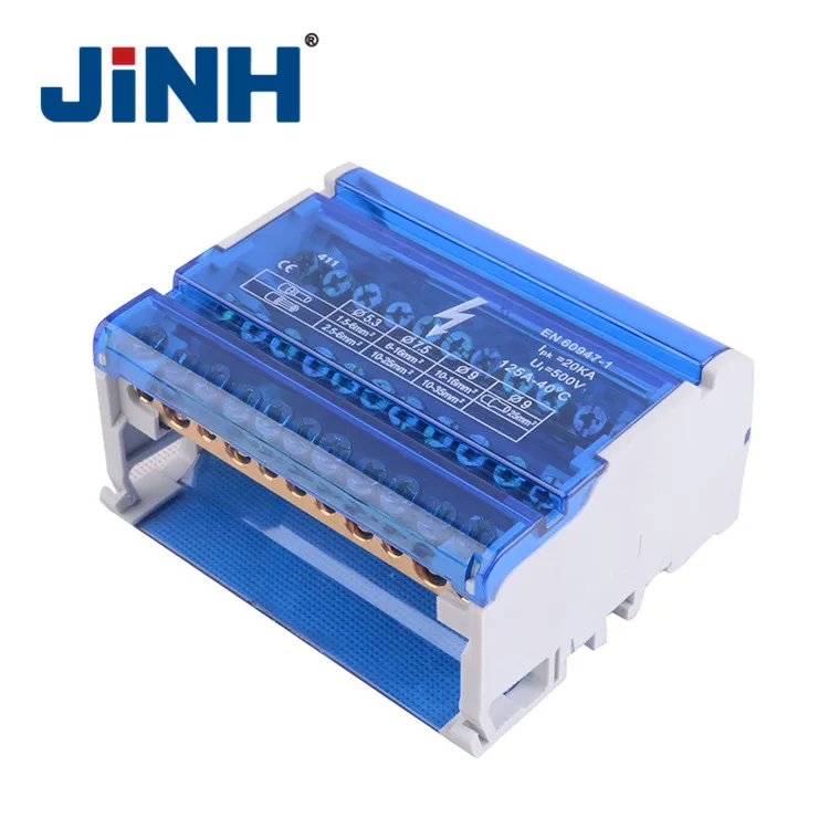 High Quality Terminal Distribution Block Box,Earth Neutral Bar Unipolar