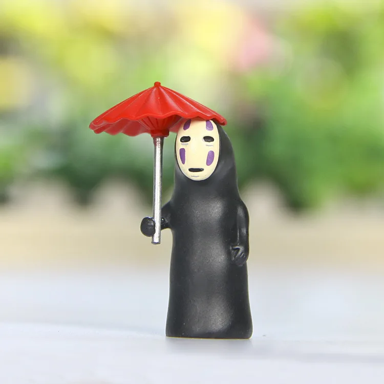 宫崎骏卡通可爱无脸男人千与千寻微景观动漫人物