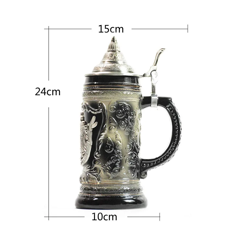 Ceramic German Beer Stein With Lid,Bierkrug Bier Stein Mug Krug Buy