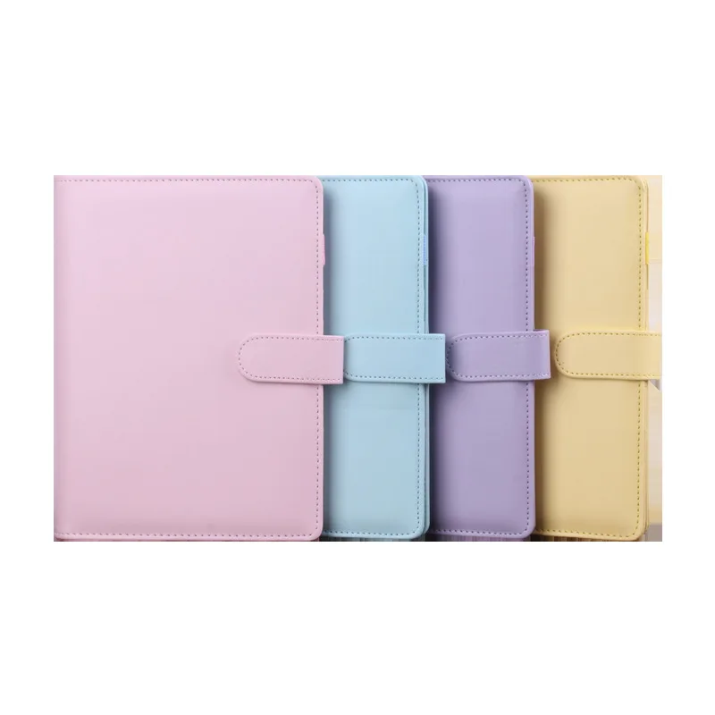 Wholesale A6 Pu Leather Binder Business Diary Planner Notebook Cover ...