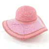 Holiday surf beach sun straw australian floppi women wide brim hat model