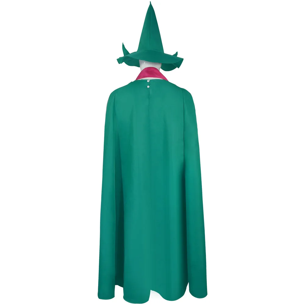 Game Deltarune Ralsei Cosplay Costume - Green Clock Halloween