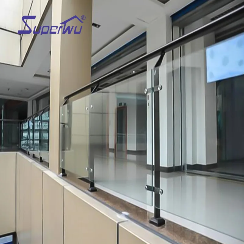 Balcony Railings Tempered Glass Stainless Steel Glass Balustrades And Handrails