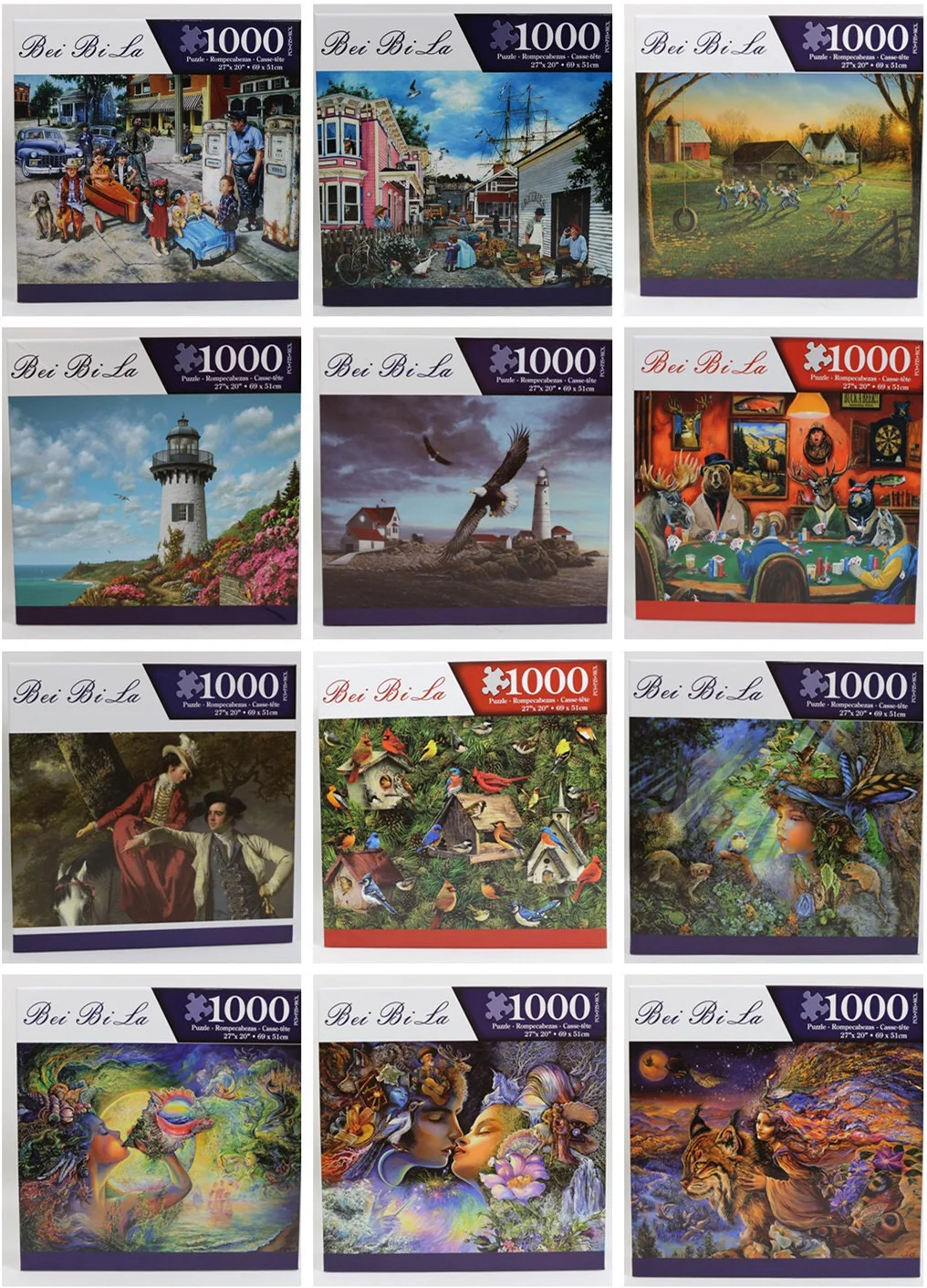 Customizable 1000 Pieces Jigsaw Puzzle Puzzle 1000 Adult Jigsaw Puzzle