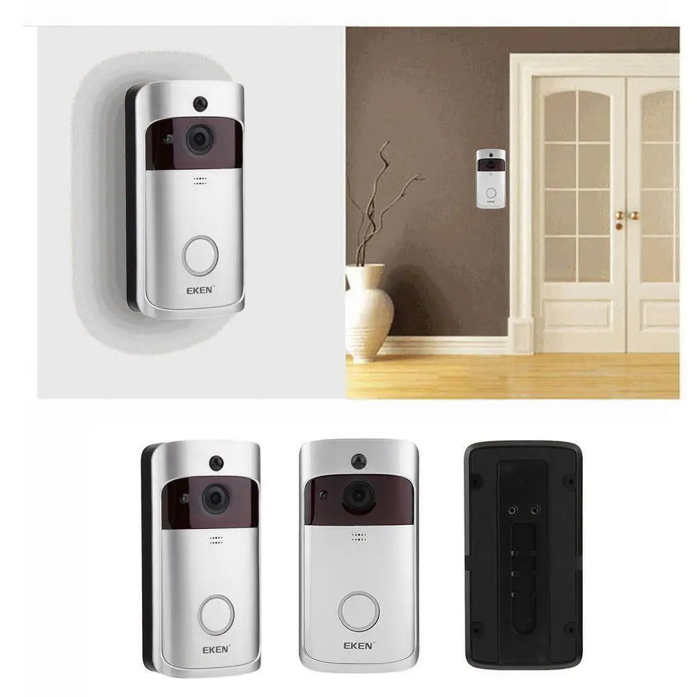 Official Original Eken V5 Smart Visual Recording Two Way Audio Doorbell