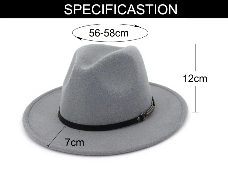 Wool Like Polyester Colorful Felt Fedora Hat Unisex Winter Hat Buy Felt Hat,Fedora Hat,Winter