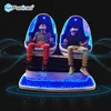 Hot 360 degree 9d vr egg cinema roller coaster motion simulator seats 9 d vr realidad virtual