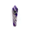 Exotic Chevron Amethyst Crystal Smoking Pipes For Woman Weed Smoking Accessories Wholesale