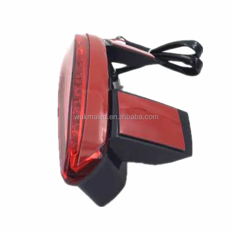 Red LED Stop Brake License Plate Rear Tail Stop Running Light for Motorcycle