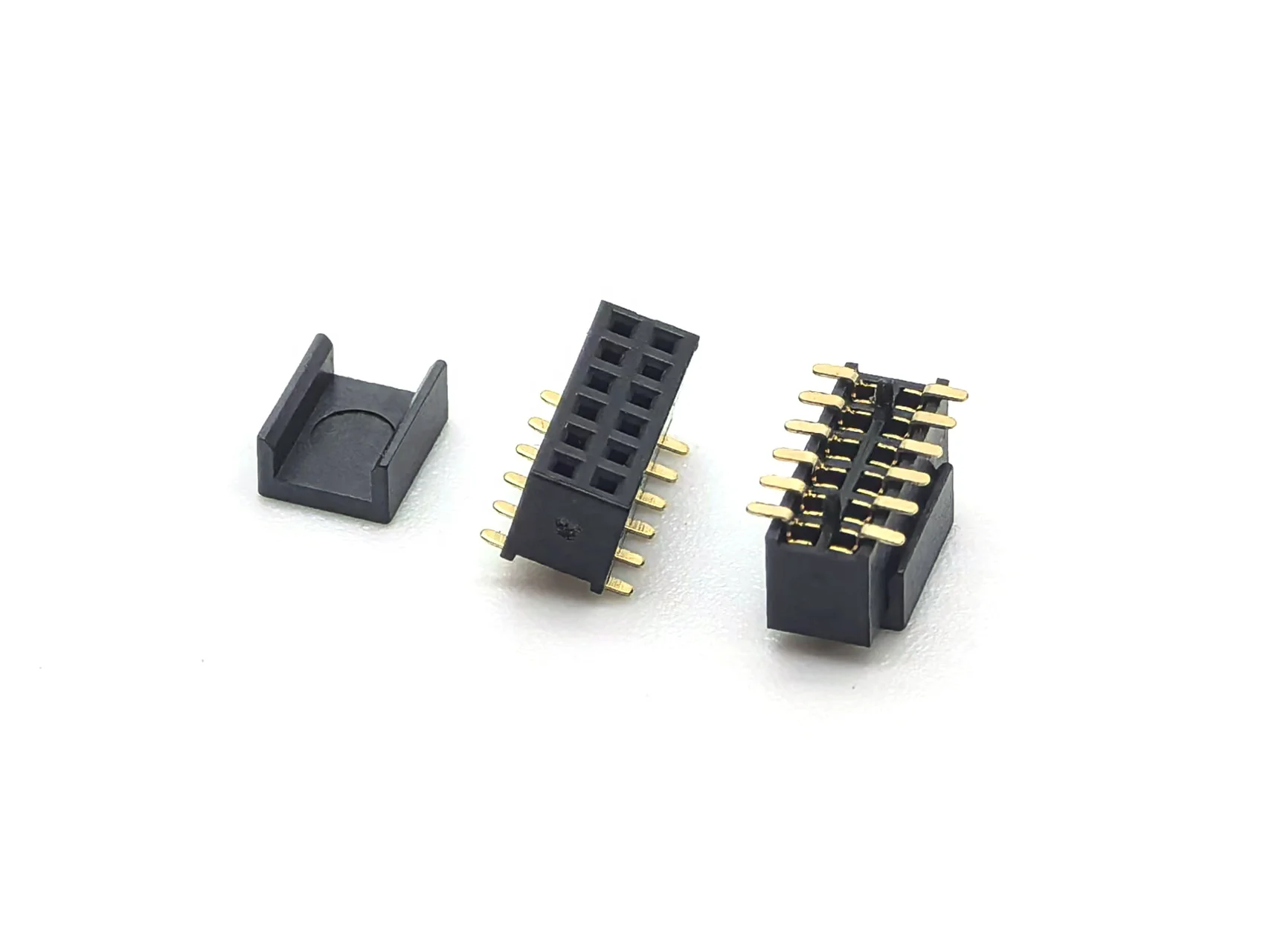 Header Inner Connector 1.27mm Pitch Brass Contact Female Header Connector Dual Row SMT for PCB ...