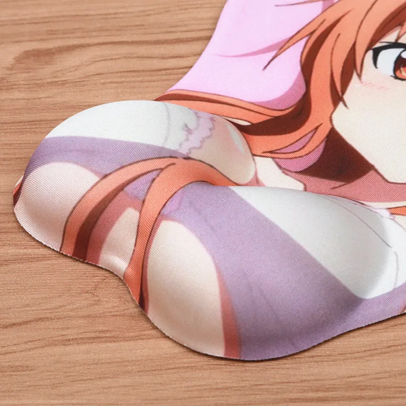 Details about   Sword Art Online Yuuki Asuna Anime Soft Mousepad 3D Silicone Wrist Rest 