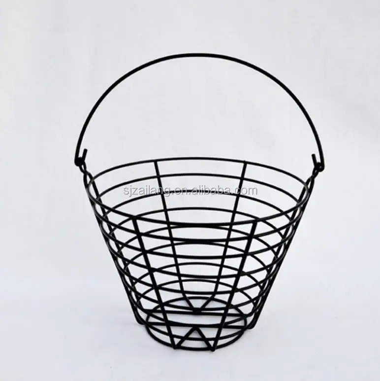 Steel Wire Golf Driving Range Ball Buckets - Buy Steel Circular Driving ...