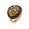 NUORO Multi-color Rhinestones Wild Nightclub Pop Personality Creative Jewelry Ring Female