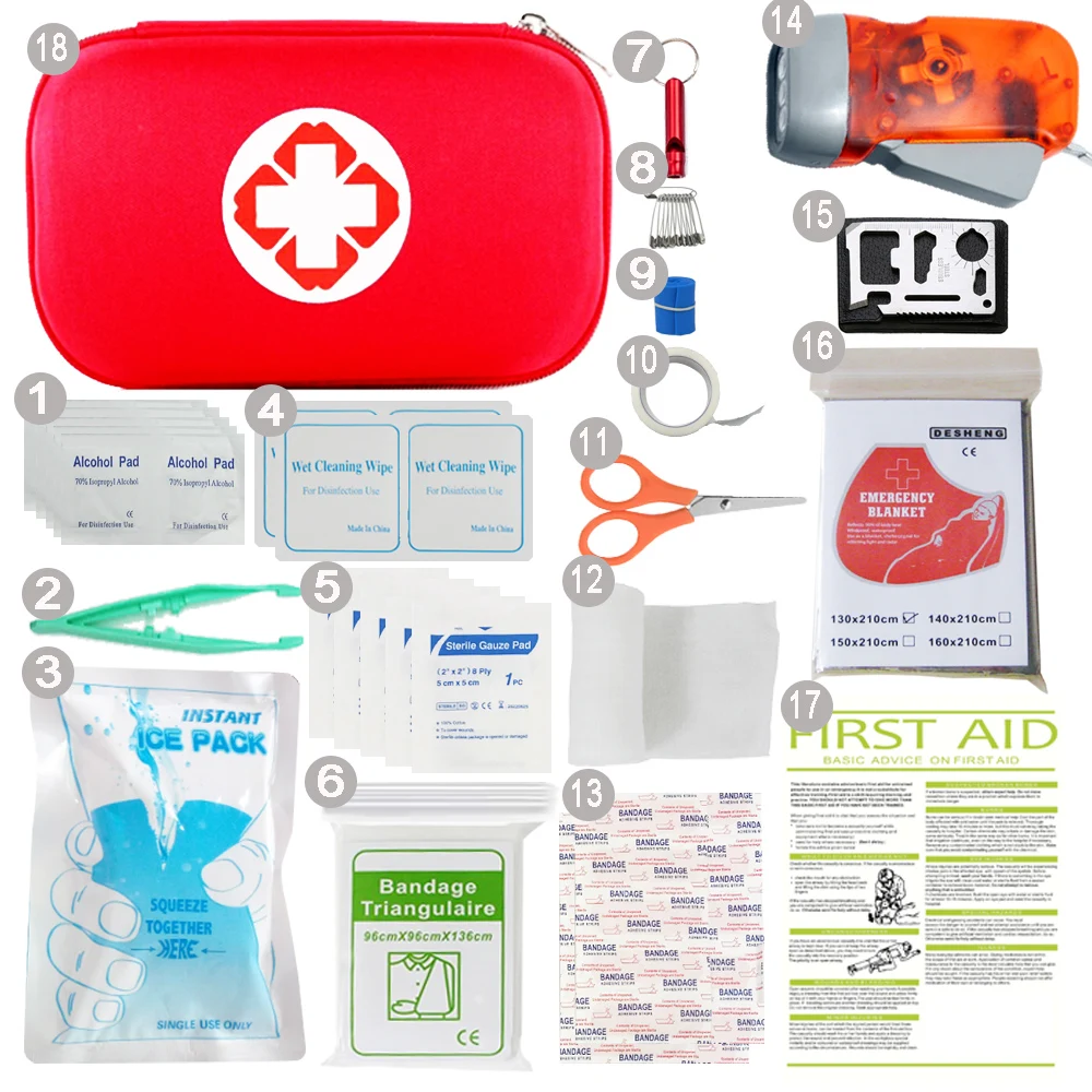 
Hot wholesale mini waterproof eva medical first aid kit 