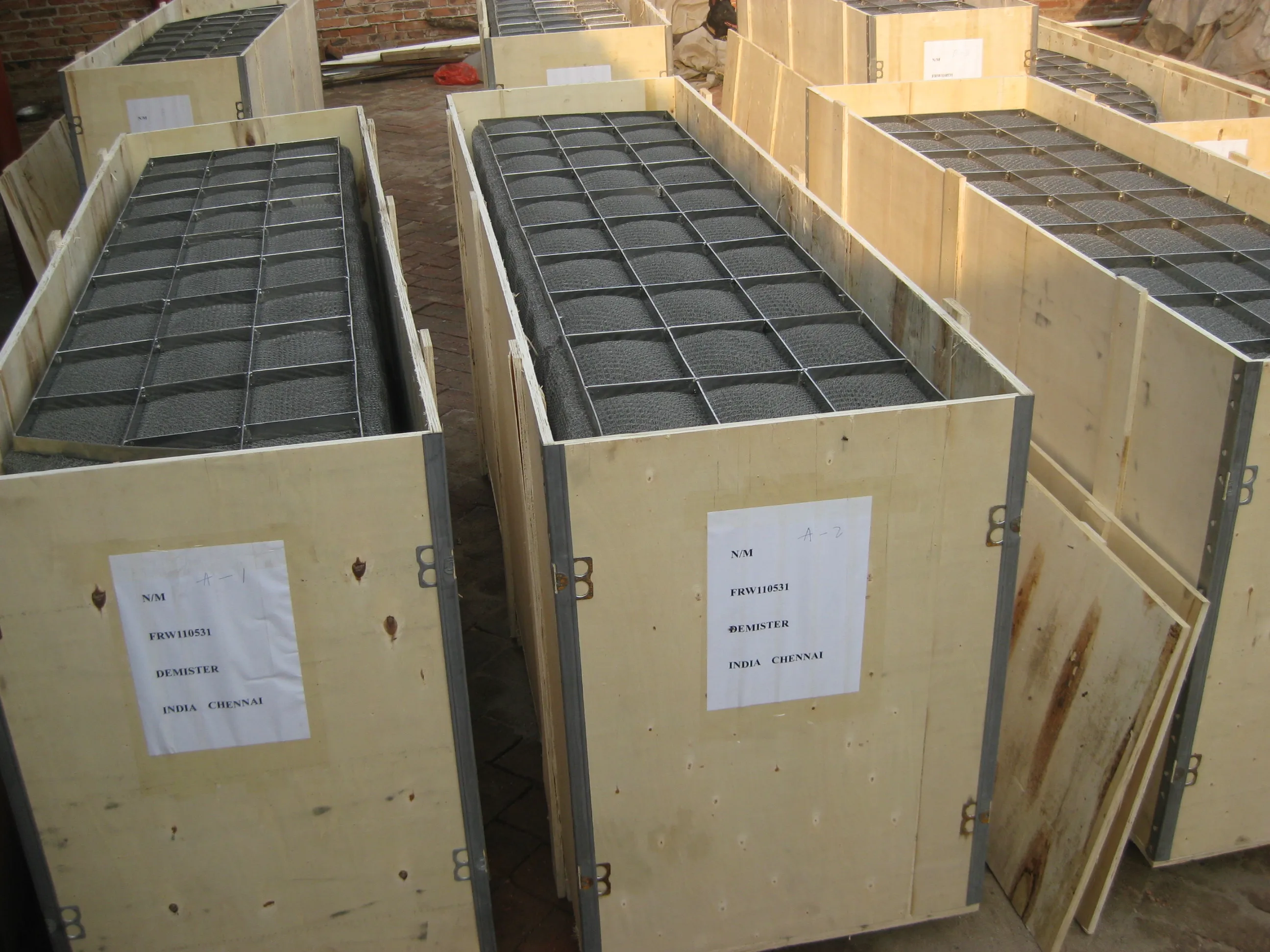 PSA type demister pad specification rules and OEM fabricating.jpg