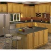 Oak Solid Wood Kitchen Cabinets Antique Kitchen Cabinets Foshan Factory Direct Sale