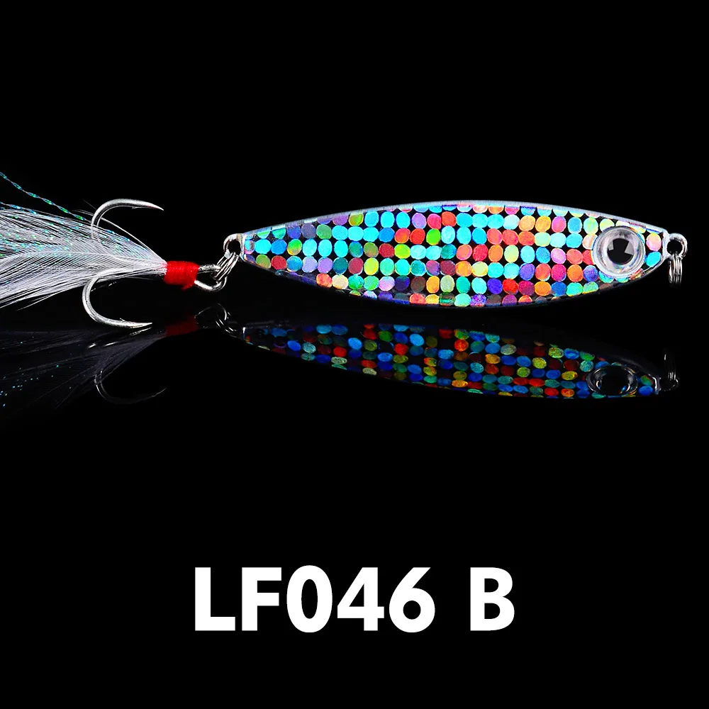 Weihe 6 Colors Slow Jigging Vib Metal Lead Fishing Lures With Packaging