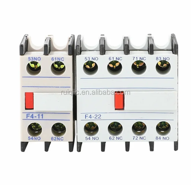 F4-22 2NO+2NC AC Contactor Block CJX2 Auxiliary Contact 690V Ui Industrial