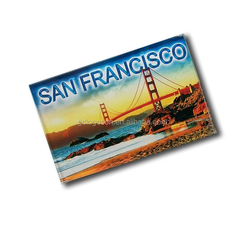 San Francisco Landmark Golden Gate Bridge Souvenir Refrigerator Fridge