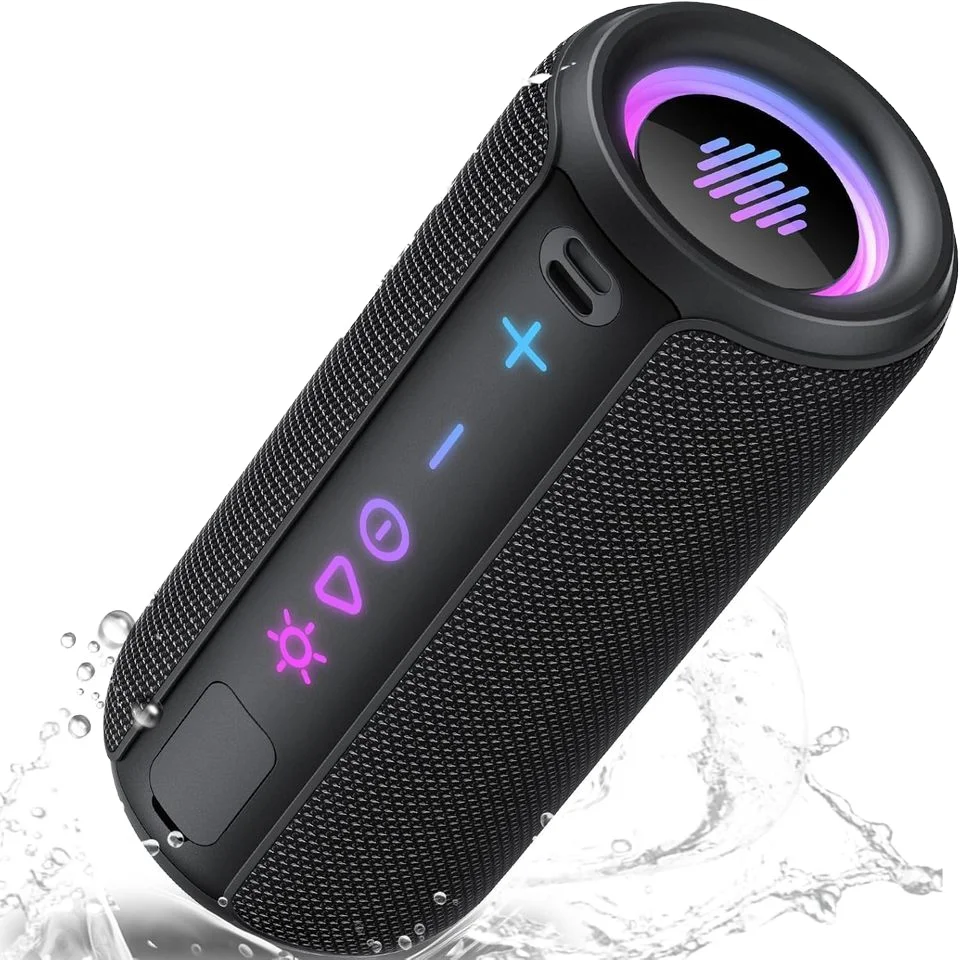 Outdoor Bluetooth Speaker IPX7 Waterproof 30W HD Stereo Sound TWS ...