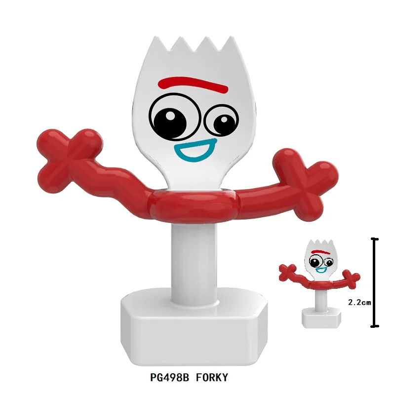 おもちゃの物語4ビルディングブロック漫画ウッディフォーキーケーキ子供のためのフィギュアを作るおもちゃコレクションpg498b Buy Forky 子供プラスチックビルディングブロック アクションフィギュア トイストーリーフィギュアフィギュア Product On Alibaba Com