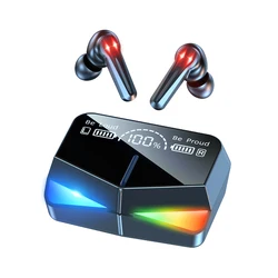 2021 TWS M28 Gaming Earbuds 50ms Low Latency Earphones With Mic Bass Audio Sound Wireless Headsets For Mobile Phone Gamer