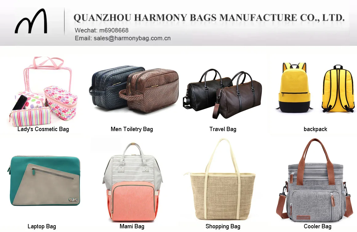 Men Outdoor Travel Toiletry Hanging Bag Fashion Leather Handle Pu