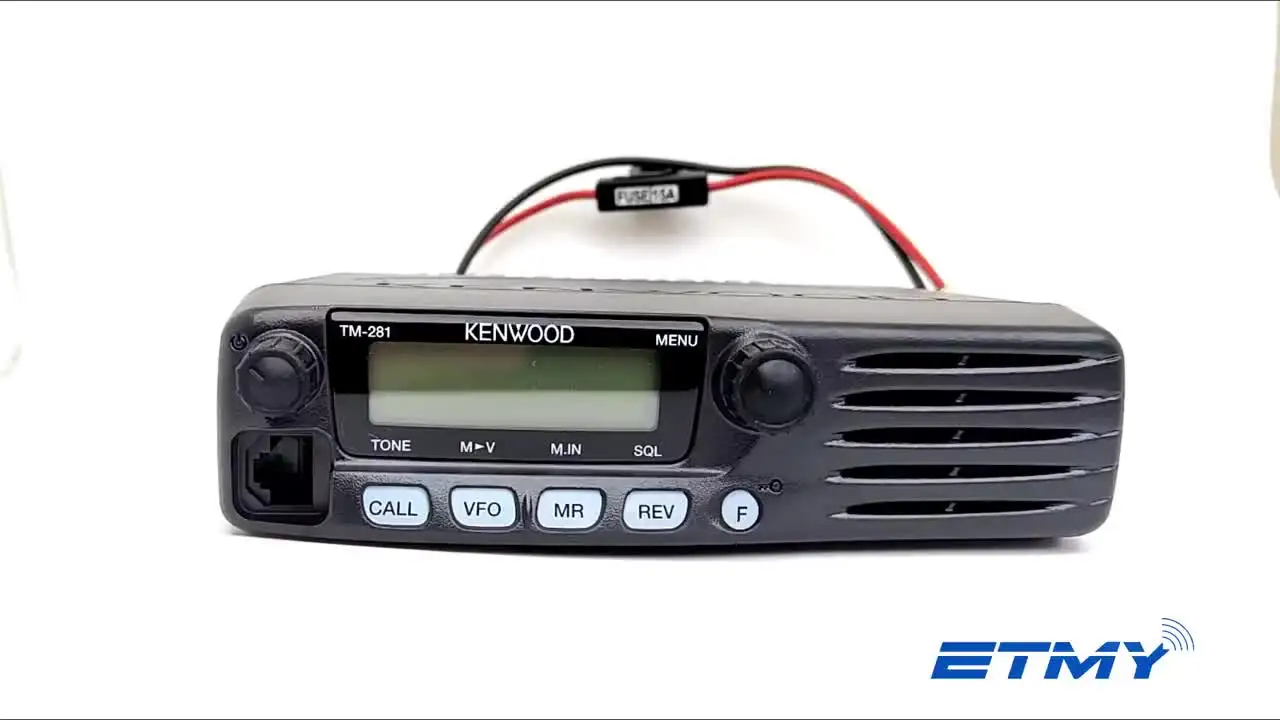 Kenwood TM-281A Car Radio VHF 136-174MHz 65W Mobile Radio HF Transceiver  Base Radio Station, image size:1280x720