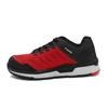 Red new style high fly knit outdoor anti slip steel puncture casual mesh jogger safety shoes sneakers S1P indonesia