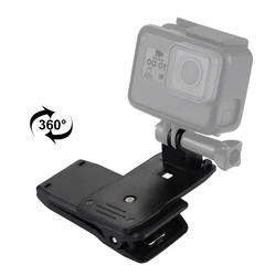 PULUZ 360 Degree Rotating Backpack Hat Rec-mounts Quick Release Clamp Mount for GoPro And Other Action Cameras Dropshipping