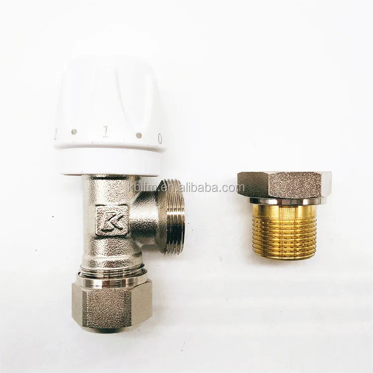 Dn15 Pressure 1.6mpa Brass Angle Aluminum Plastic Pipe Thermostatic ...