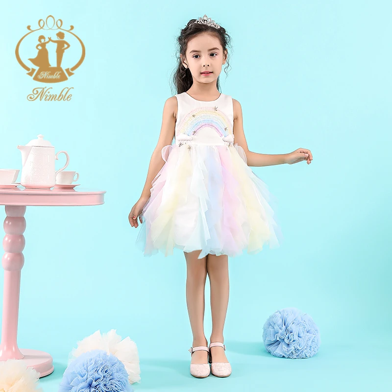 Nimble 2020 Multiple Colors Children Clothes Stock Girls Tulle Kids ...