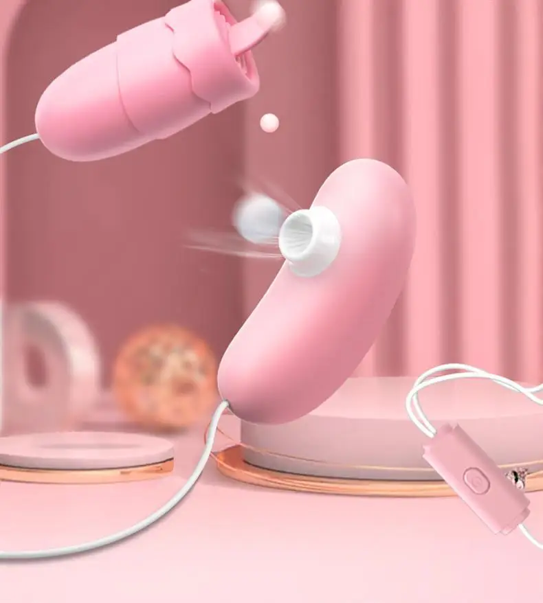 Compact egg vibrator in hand for size reference