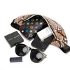 2019 NEW custom logo fanny pack snakeskin waist bag for women