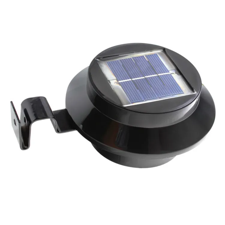 Solar Motion Sensor Light Outdoor PIR Sensor Solar Powered Led Durable Fence Garden Security Solar Gutter Light 3 LED