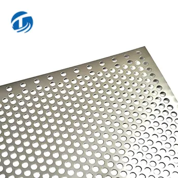 0.5mm Thick 0.8mm Hole 1.6mm Pitch Stainless Steel 304 Perforated Sheet ...