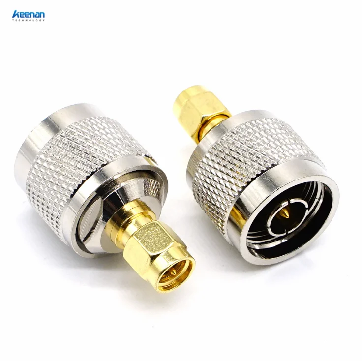 N Male to SMA Male Adapter Radio Antenna Converter for WiFi Antenna Broadcast Radio