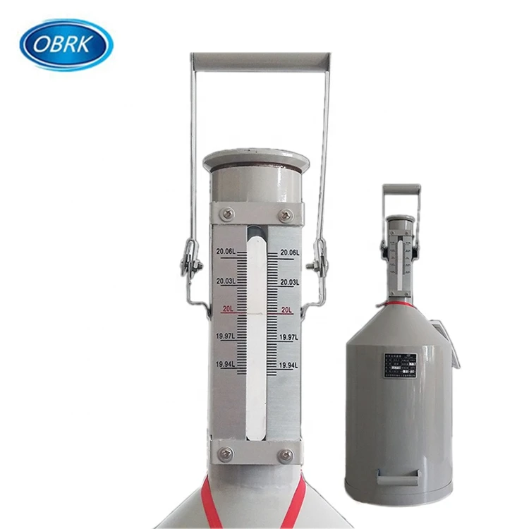 Standard Stainless Steel Metal Measuring Can And Proving Tank