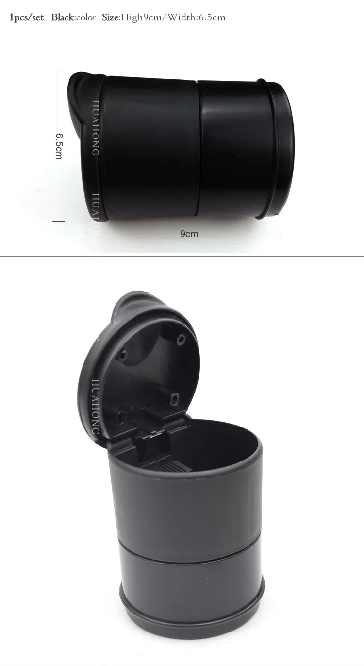 Vtear Car Ashtray Automobile Ashtrays Made With High Flame Retardant