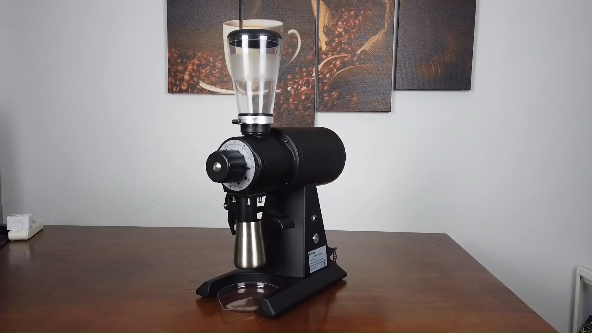 Turkish Coffee Grinder Commercial Burr Coffee Grinder Machine 98mm