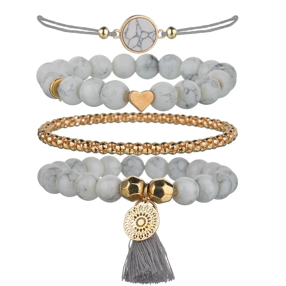 Venta al por mayor pulseras primavera verano Compre online Nuevo estilo caliente rosa perla cadena ginebra pulsera