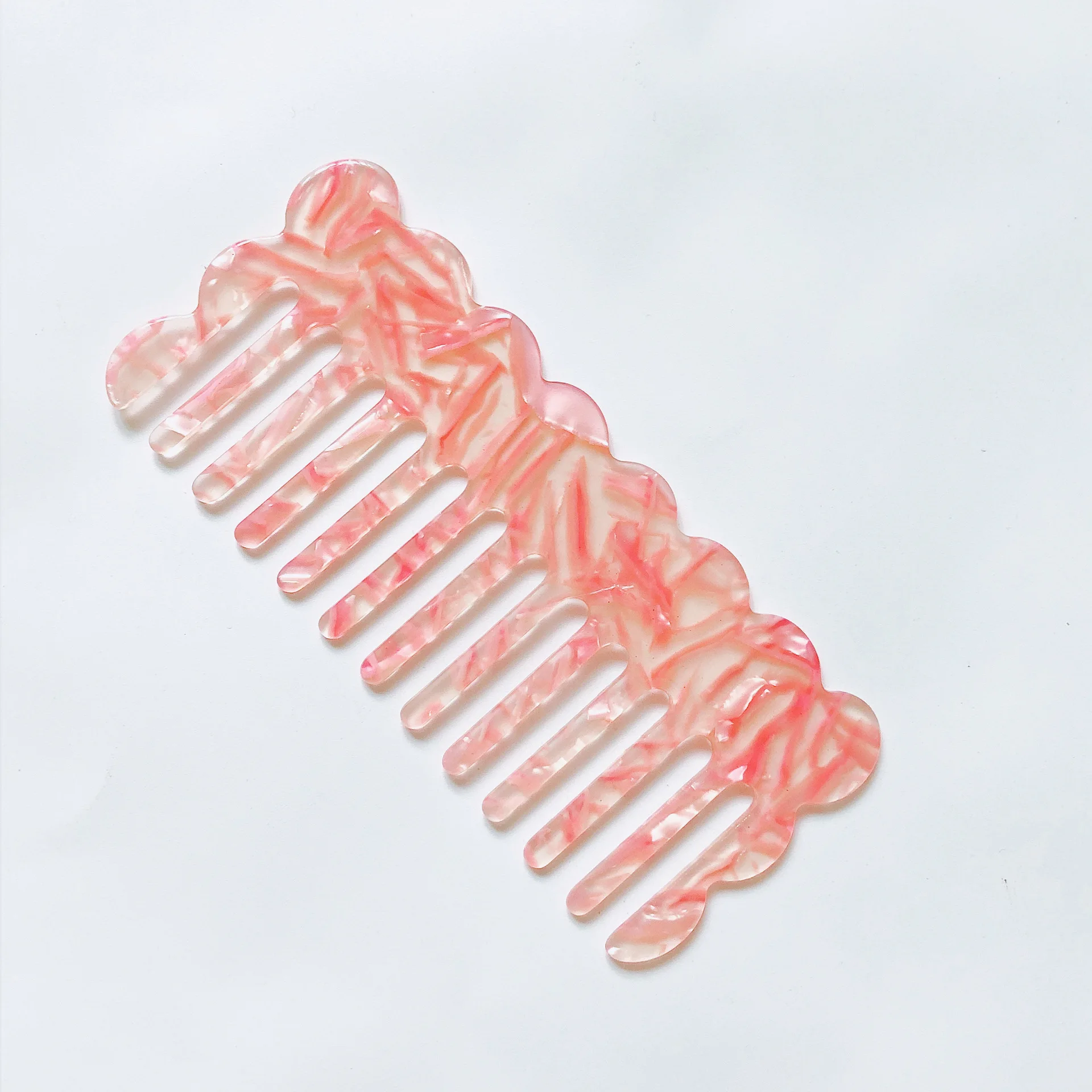 Private Logo Fashion Salon Hair Comb,Handmade Acid Material Cellulose