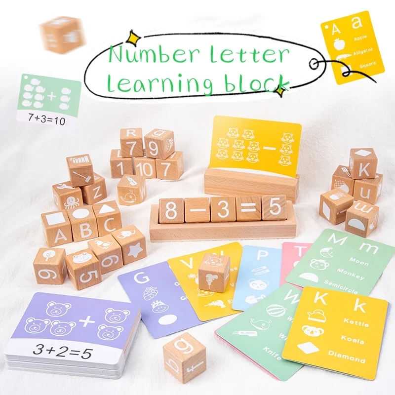 Montessori Alphabet Letters - Early Learning Wooden Puzzle