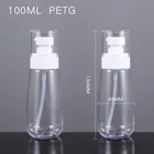 卸売 as 空クリア 100 ミリリットル顔油プラスチックスプレーボトルシャンプーローションポンプ容器
